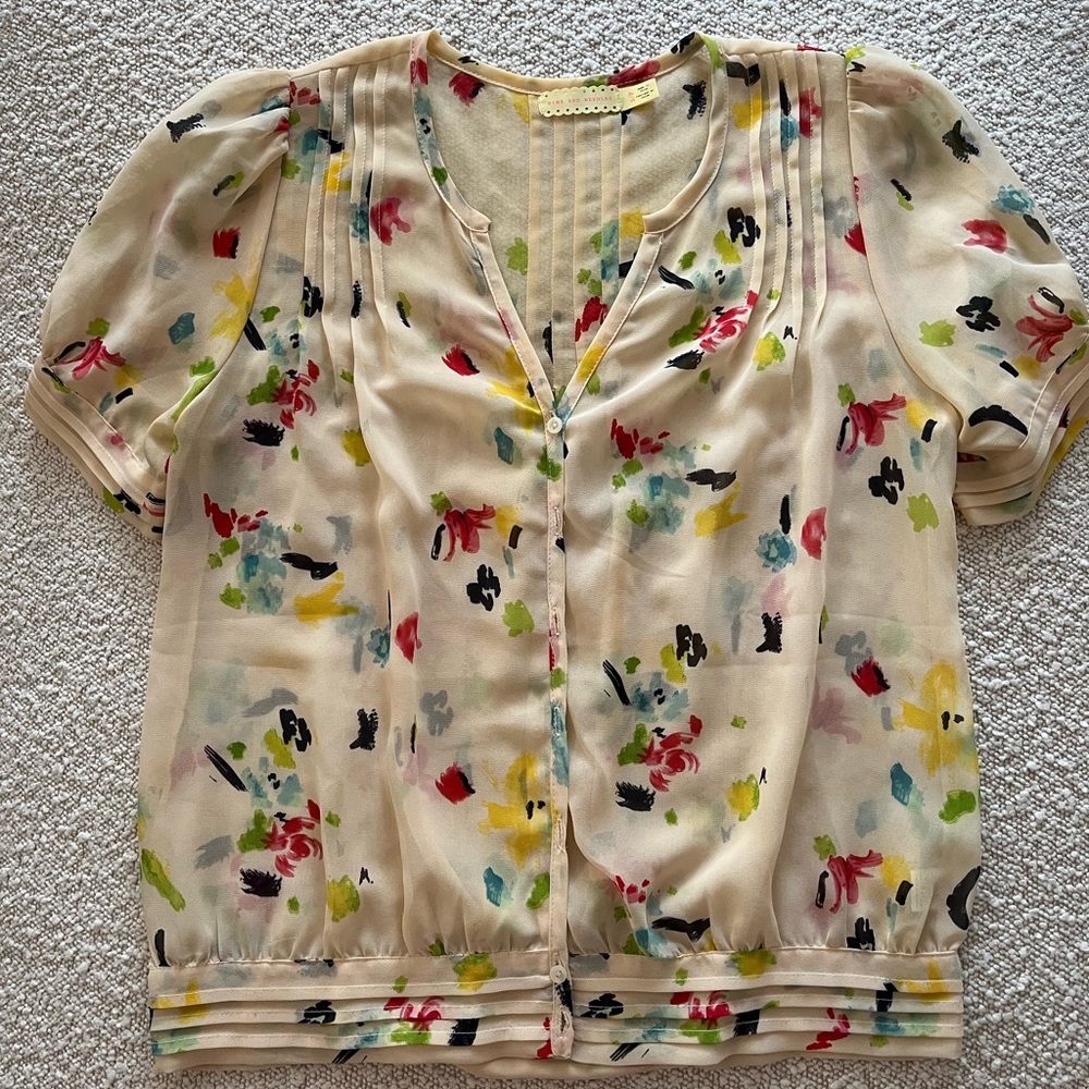 Urban Outfitters floral blouse
